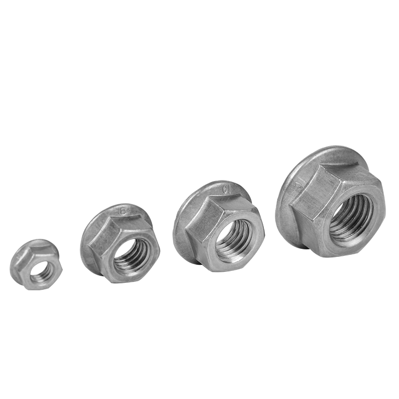 M5-M20 ISO Hexagon Flange Nuts na May Anti-skid Teeth