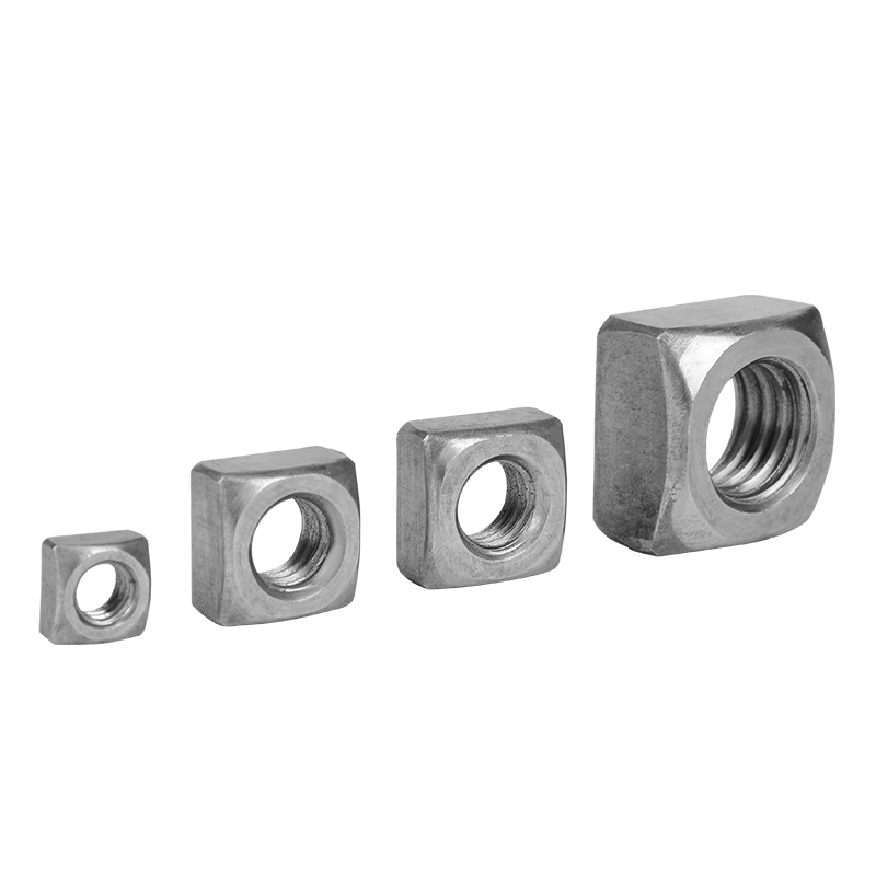 M5-M20 Matingkad na Zinc Plated Steel DIN Stainless Steel Square Nut