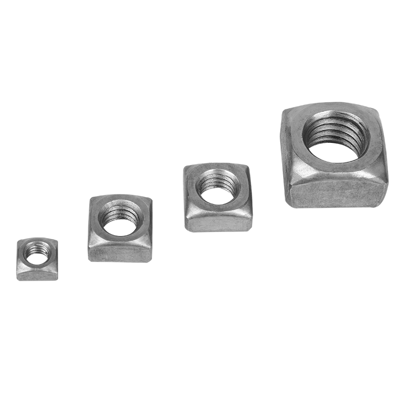 M5-M20 Matingkad na Zinc Plated Steel DIN Stainless Steel Square Nut