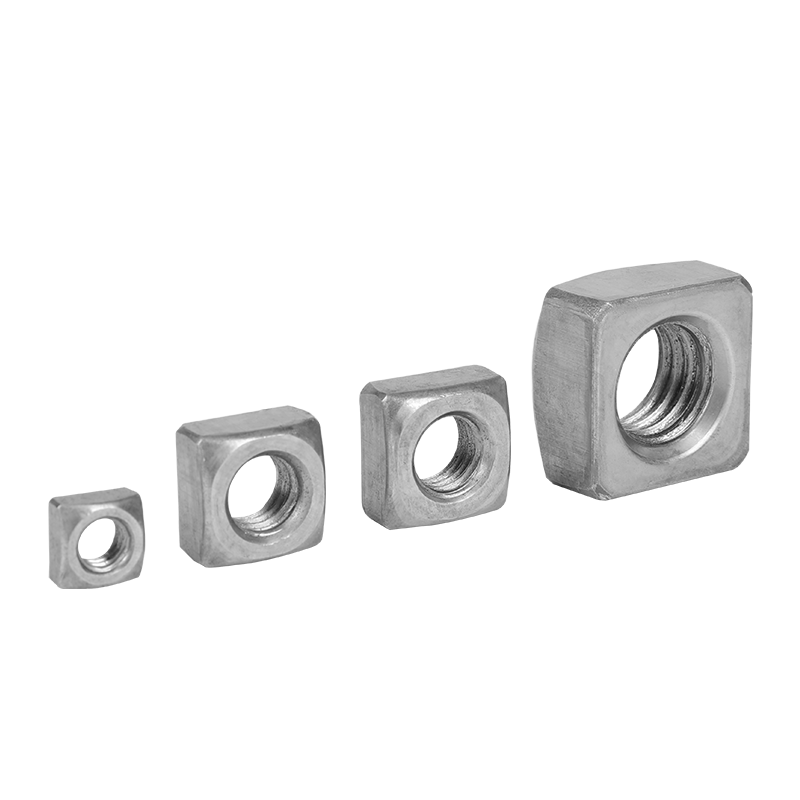 M5-M20 Matingkad na Zinc Plated Steel DIN Stainless Steel Square Nut