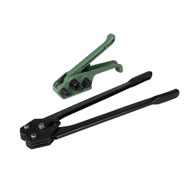 Green PP/Pet Plastic Hand Tensioner Tool At Heavy Duty Portable Steel Manual Tool Packing Clamp